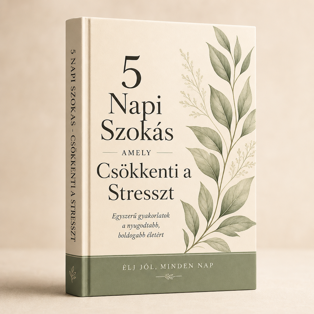 5 egyszerű napi szokás a kevesebb stresszért — ingyenes e-book